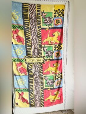 Vintage Disney Lion King Towel 90’s 2000’s